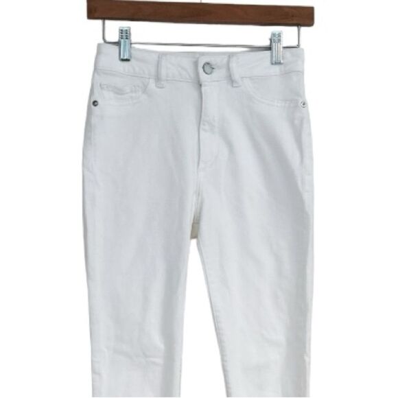 DL1961 Farrow High-Rise Skinny White Jean in Porcelain, Size 26 - Picture 5 of 11